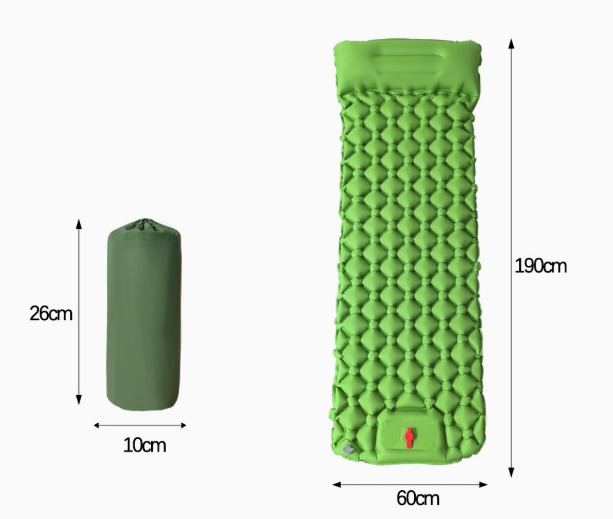 Outdoor Camping Press Inflatable Sleeping Pad