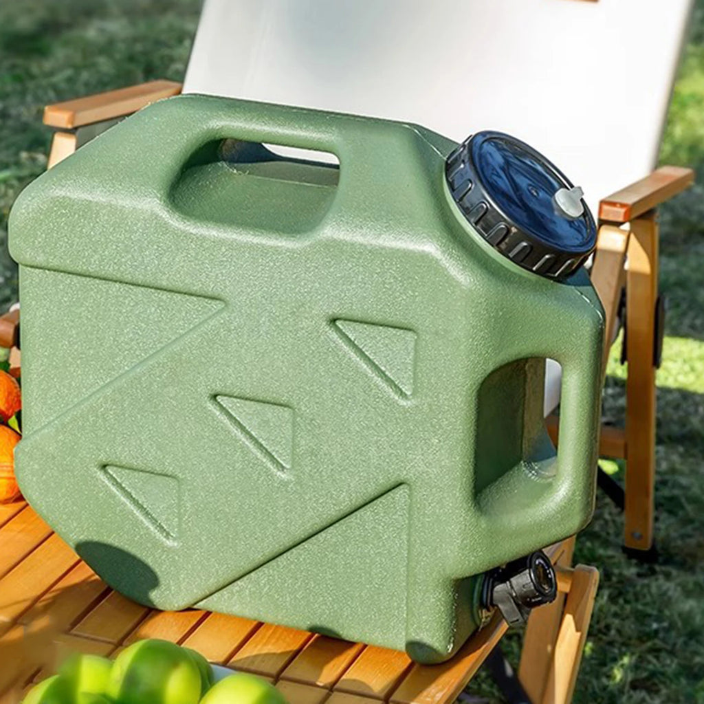 20L Water Container Camp Drinks Container with Faucet Drinking Water Spigot Water Storage Tank Jug for Camping BBQ Emergency