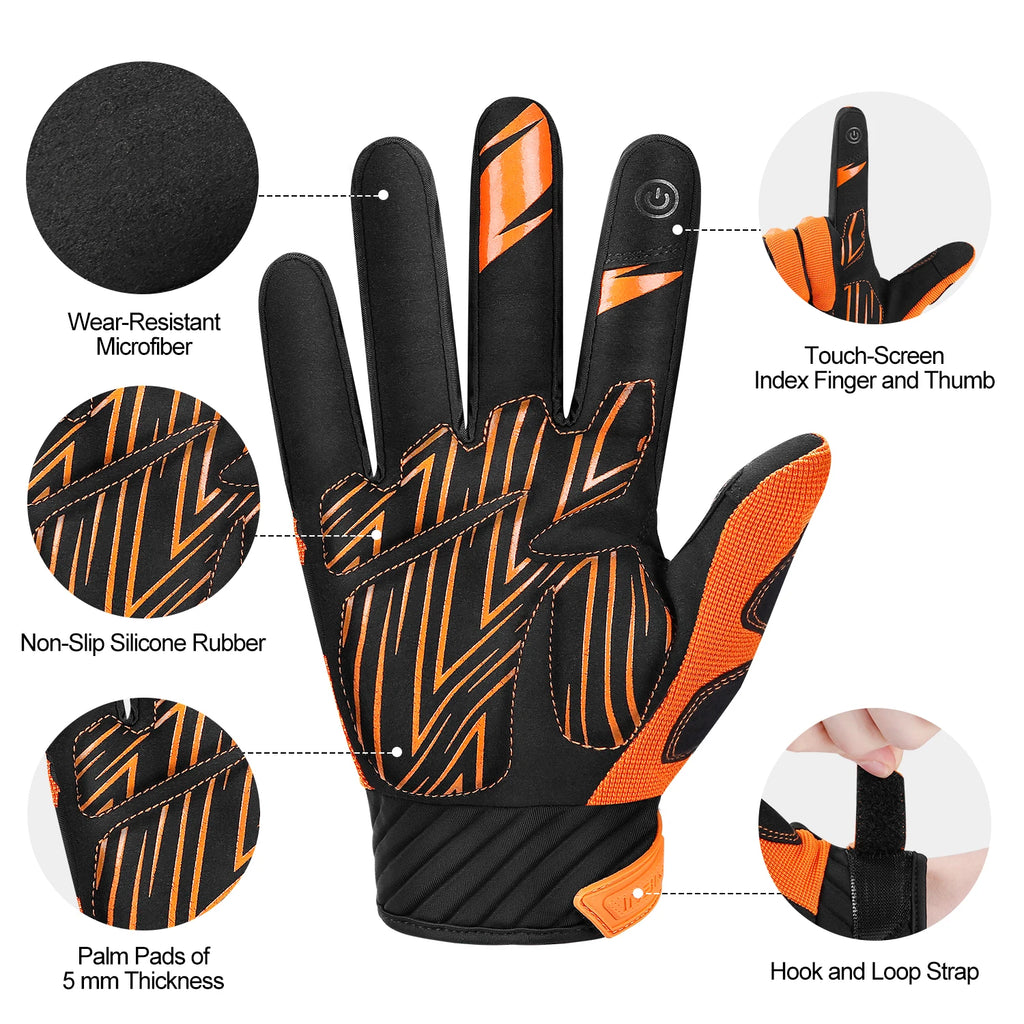 🧤 INBIKE MTB Cycling Gloves – 5mm Shock‑Absorbing