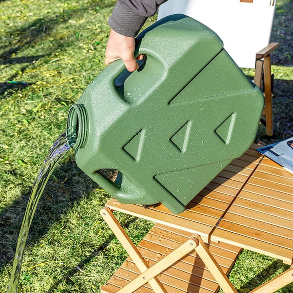 20L Water Container Camp Drinks Container with Faucet Drinking Water Spigot Water Storage Tank Jug for Camping BBQ Emergency