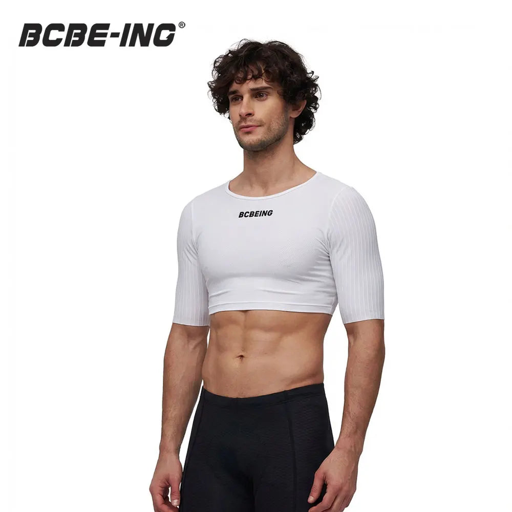 Race‑grade aerodynamic first layer | Reduces wind drag | Snug compression fit