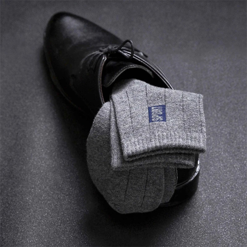 🧦 20Pcs = 10 Pairs | Men’s Business Cotton Socks