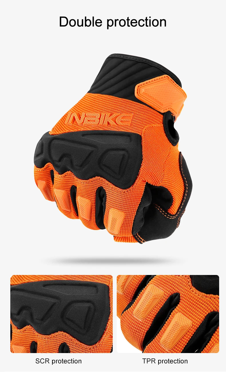🧤 INBIKE MTB Cycling Gloves – 5mm Shock‑Absorbing