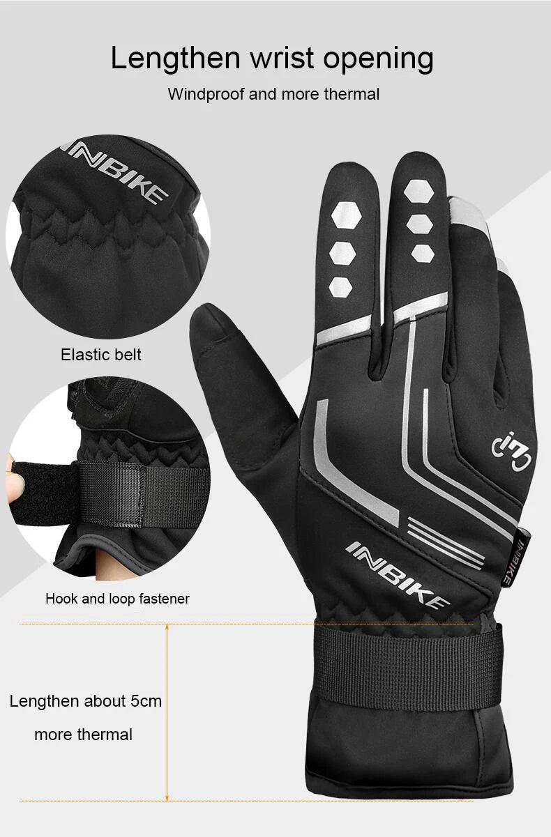 🧤 INBIKE MTB Cycling Gloves – 5mm Shock‑Absorbing