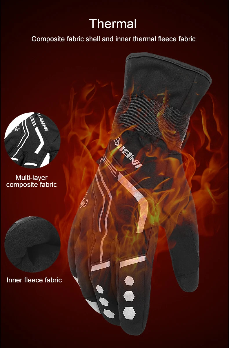 🧤 INBIKE MTB Cycling Gloves – 5mm Shock‑Absorbing