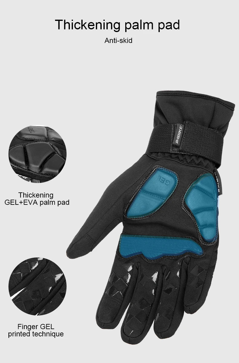 🧤 INBIKE MTB Cycling Gloves – 5mm Shock‑Absorbing