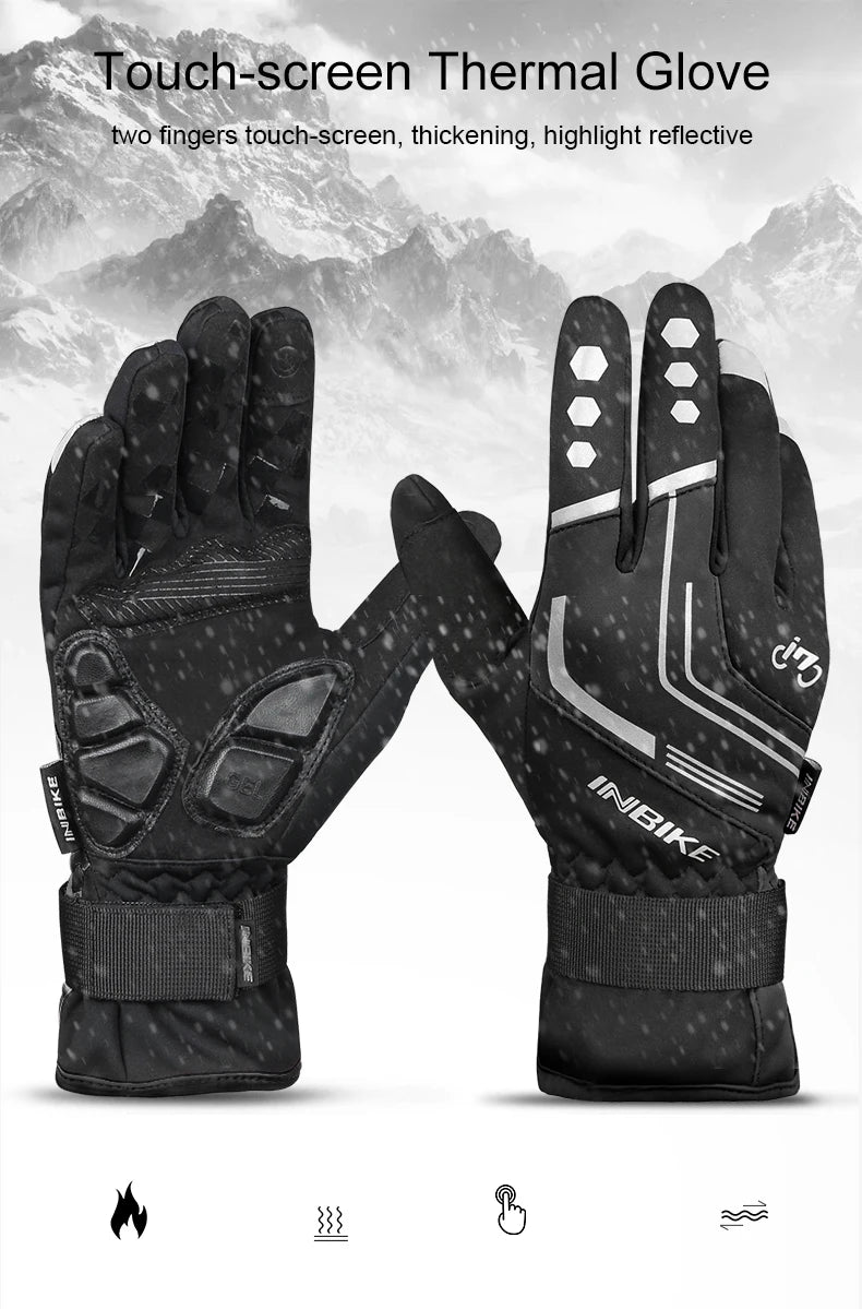 🧤 INBIKE MTB Cycling Gloves – 5mm Shock‑Absorbing