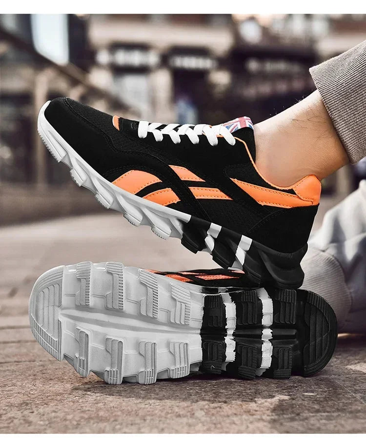 🥾 Brand Trend Thick‑Sole Cushioned Fitness Sneakers