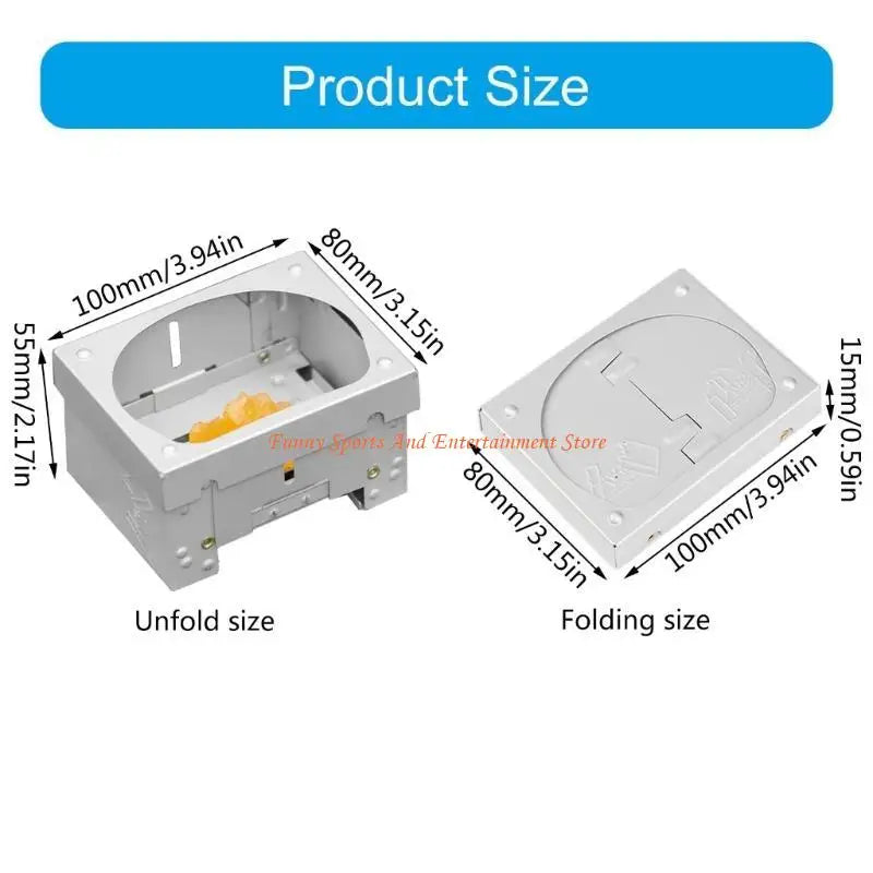 C4DE Thicken Stove Camping Fuels Stove for Hiking Picnics Alcohols Stove