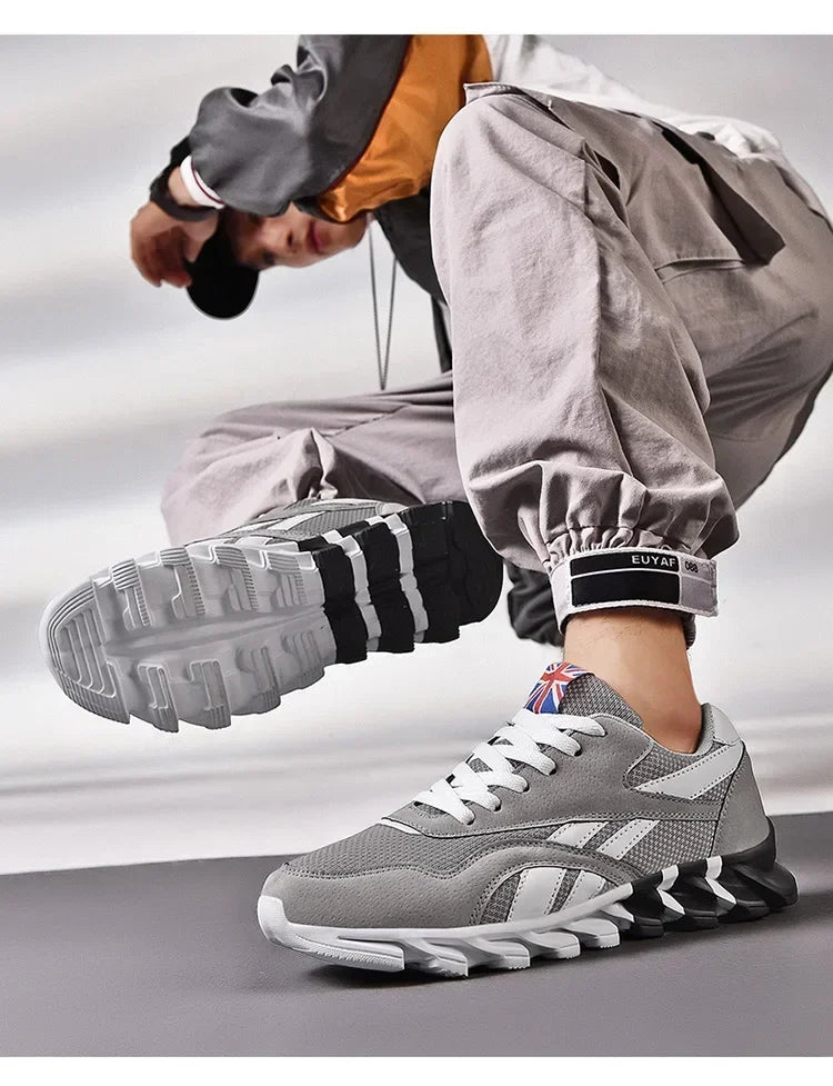 🥾 Brand Trend Thick‑Sole Cushioned Fitness Sneakers