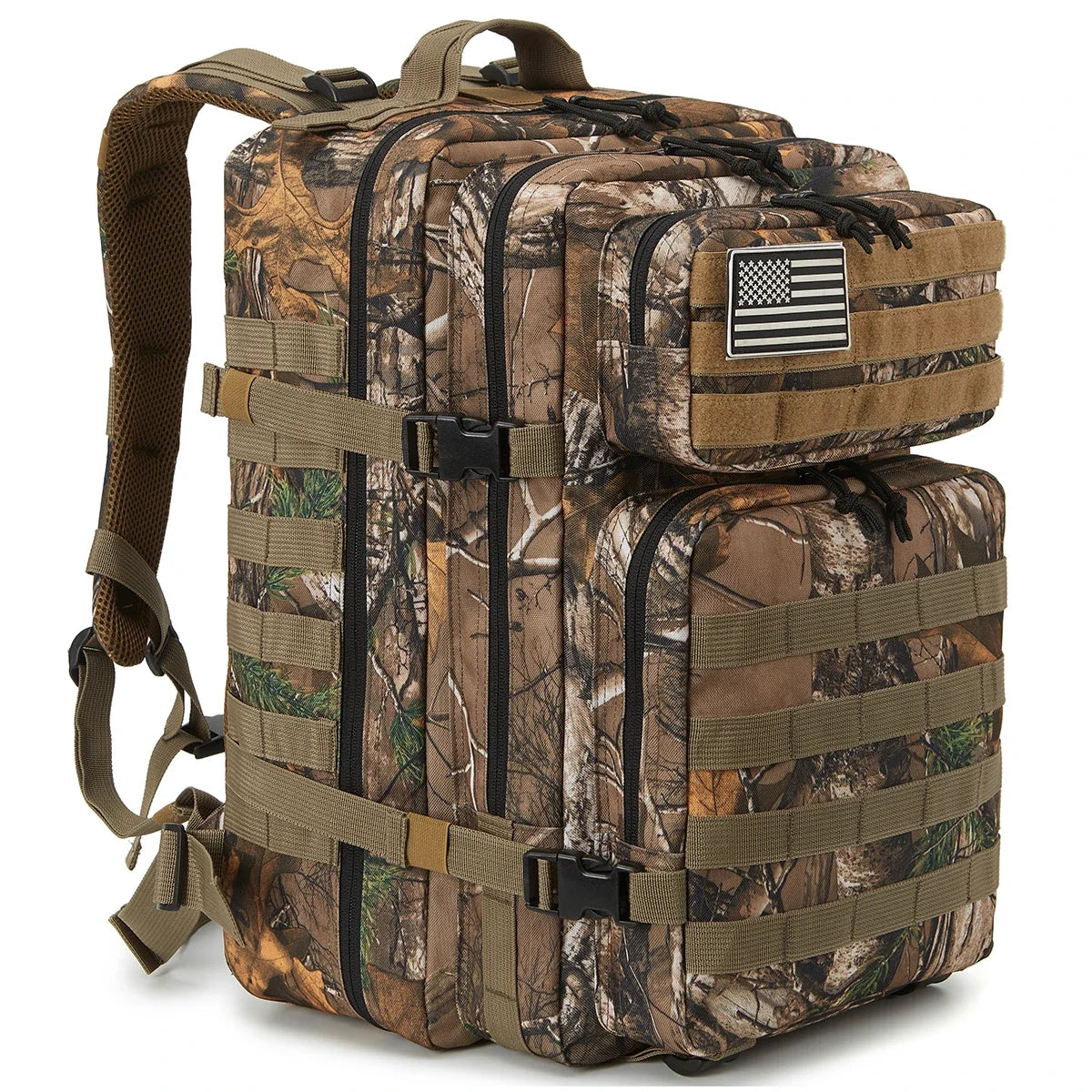 🎒 45L Tactical Outdoor Backpack | 3‑Day Molle Hiking Pack
