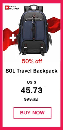 🎒 SWISS‑Style 17” Laptop Backpack | Waterproof + USB Charging