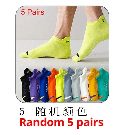 🧦 5/10 Pairs | Unisex Summer Mesh Ankle Socks