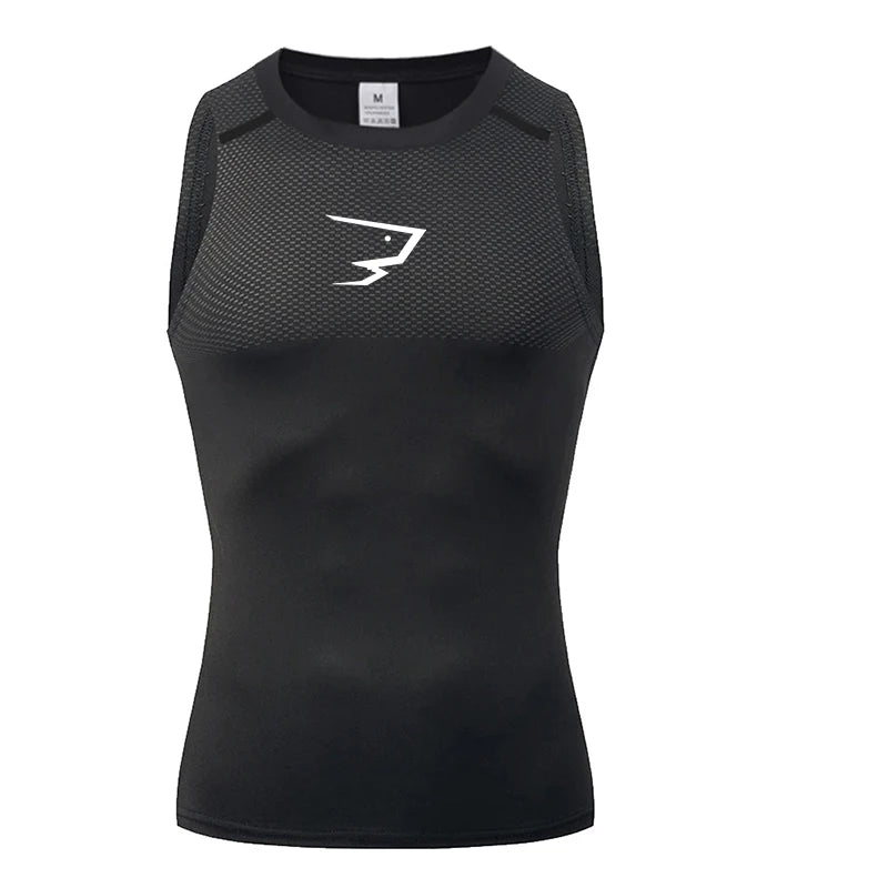🚴 Reflective White Sleeveless Cycling Base Layer Vest