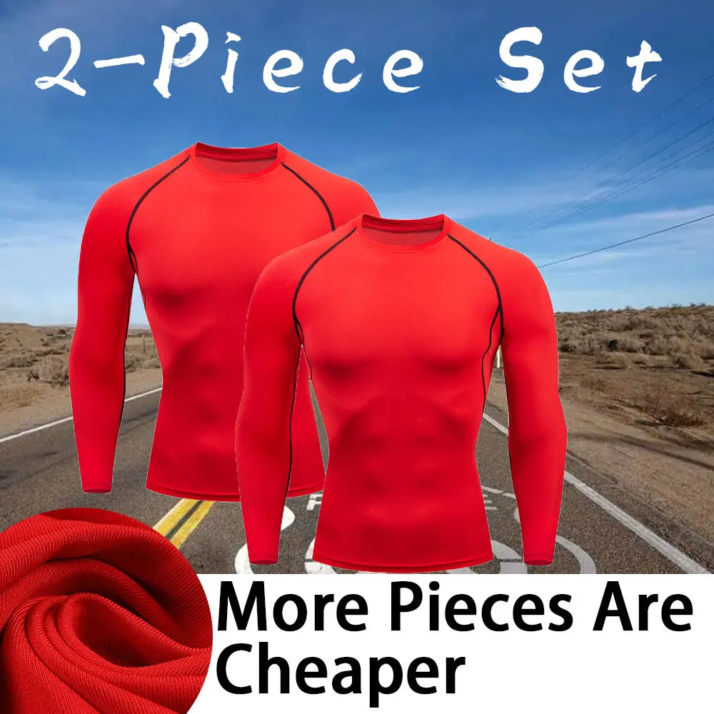🧣 Men’s Turtleneck Compression Long Sleeve Rash Guard
