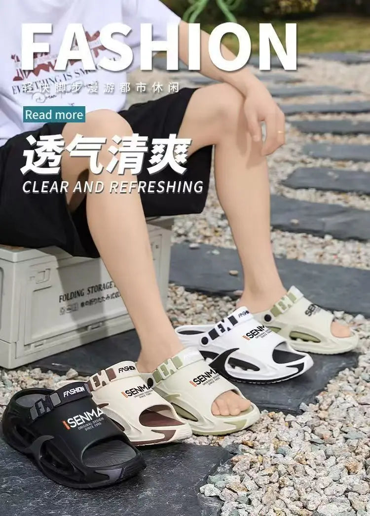 Men’s 2-in-1 Slip-On Sandals – Outdoor & Driving