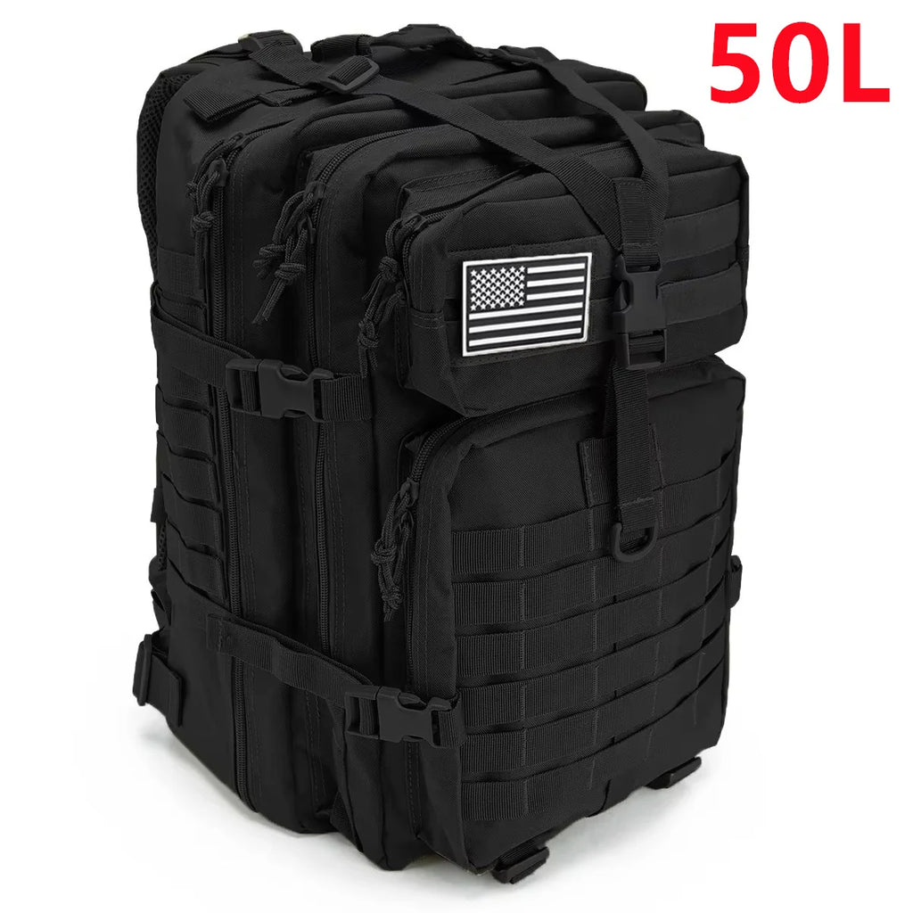 🎒 30L / 50L Tactical Backpack | MOLLE EDC Rucksack