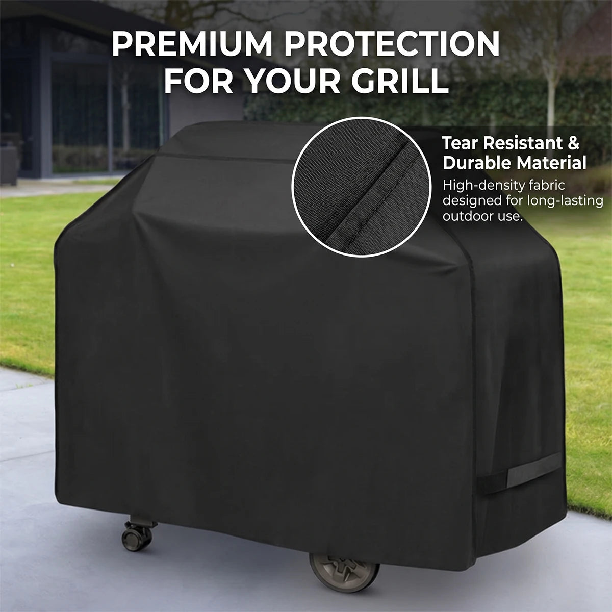 Durable Grill Guard Protects Against UV Rays, Wind and Dust, Fits Most Grills Including Weber, Char-Broil, Nexgrill