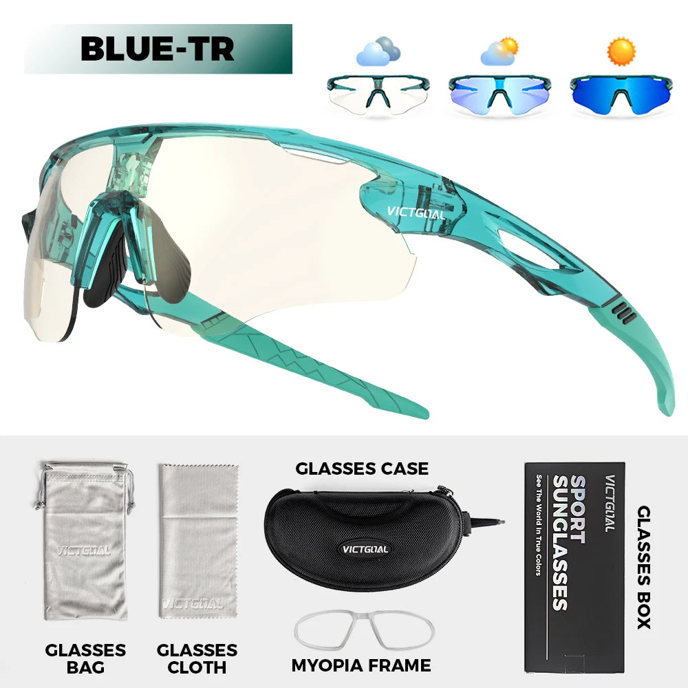 🕶️ VICTGOAL Photochromic Cycling Sunglasses