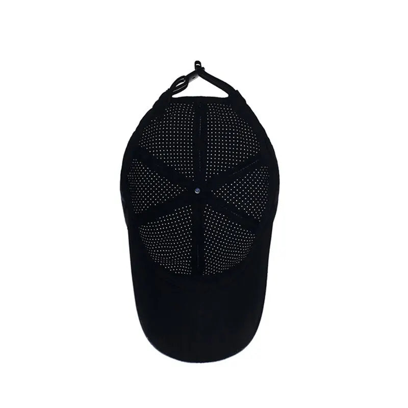 🧢 Solid Colour Mesh Baseball Cap – Korean Style Sunscreen Hat