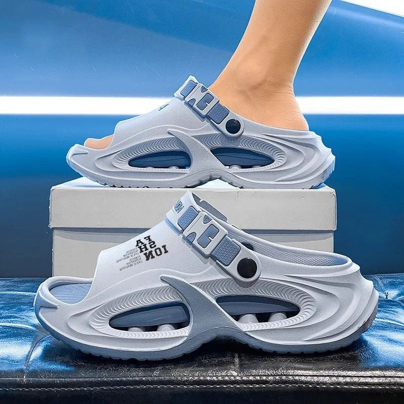 Men’s 2-in-1 Slip-On Sandals – Outdoor & Driving