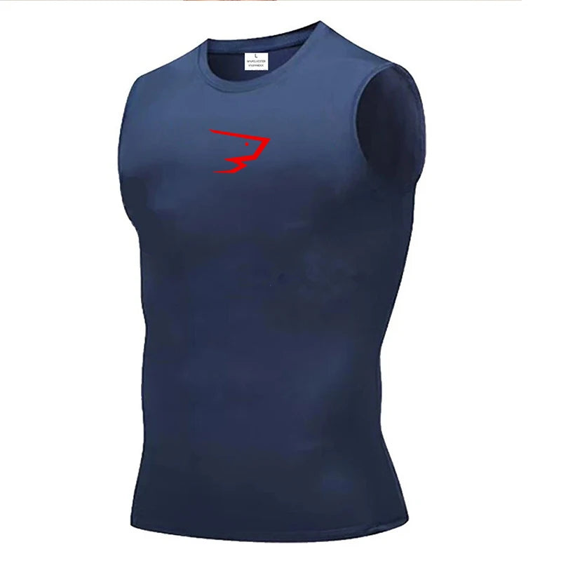 🚴 Reflective White Sleeveless Cycling Base Layer Vest