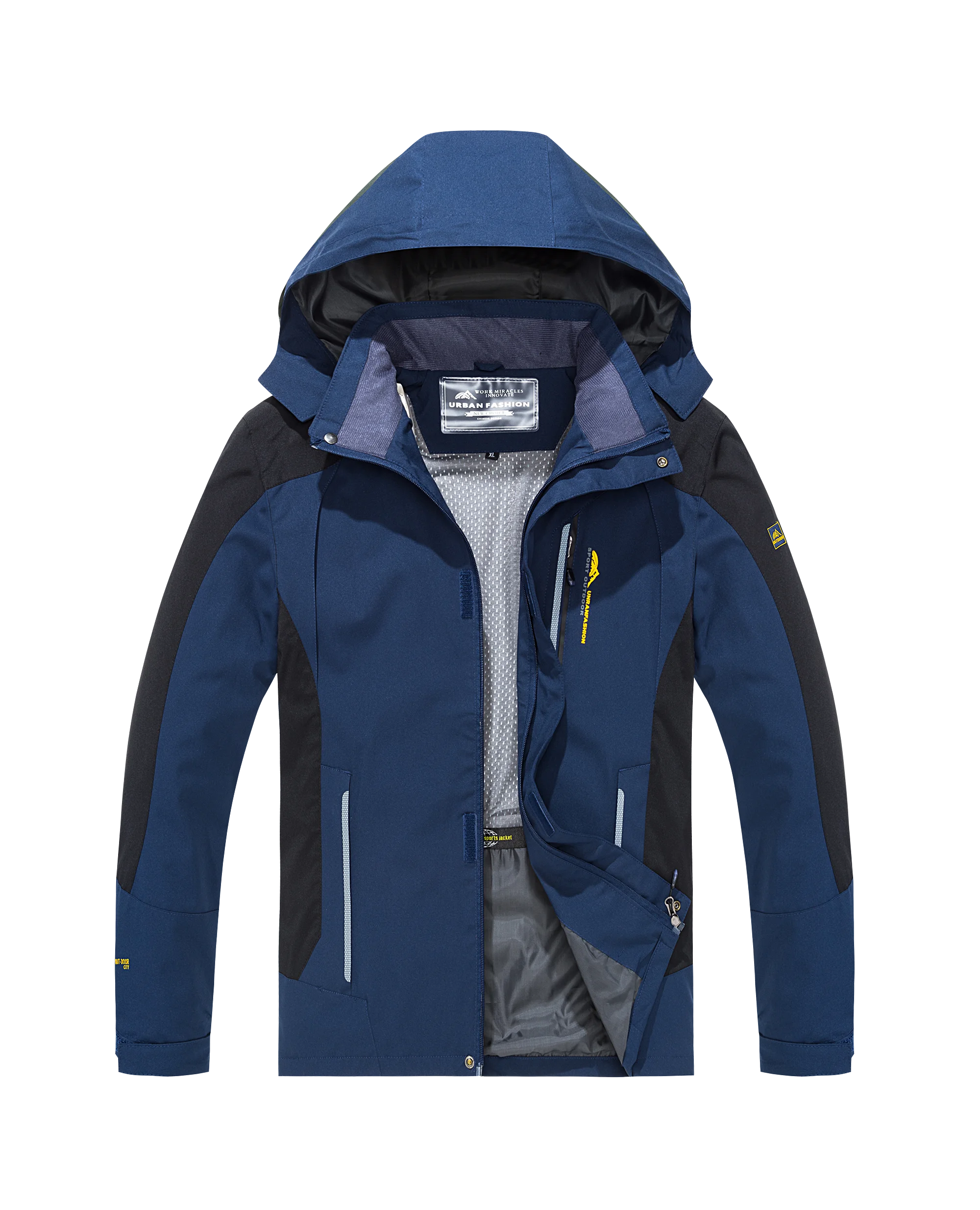 🧥 Men’s Large Size Waterproof Hiking & Outdoor Jacket
