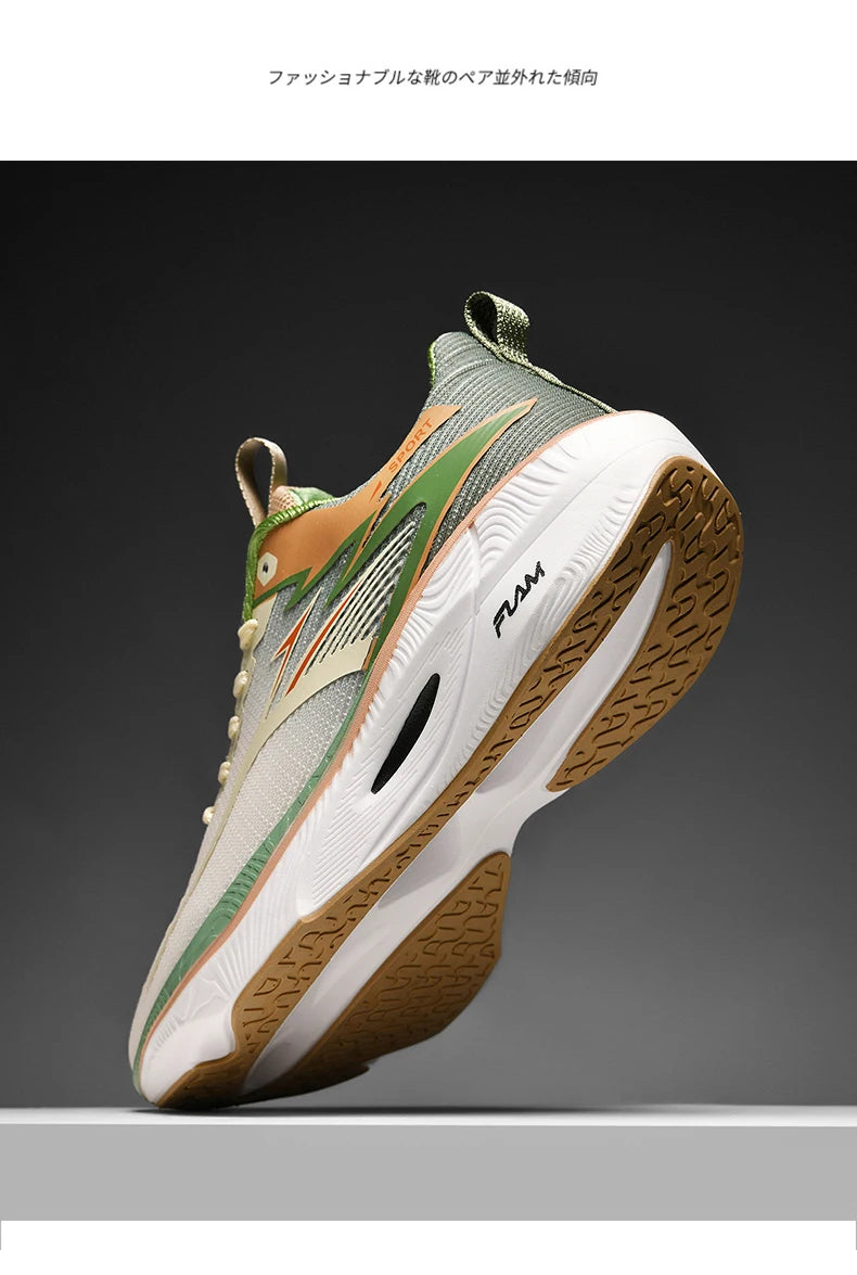 🏃 Marathon Carbon Plate + Air Cushion Running Shoes