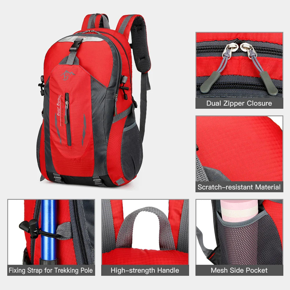 🎒 40L Lightweight Waterproof Hiking Daypack | Unisex