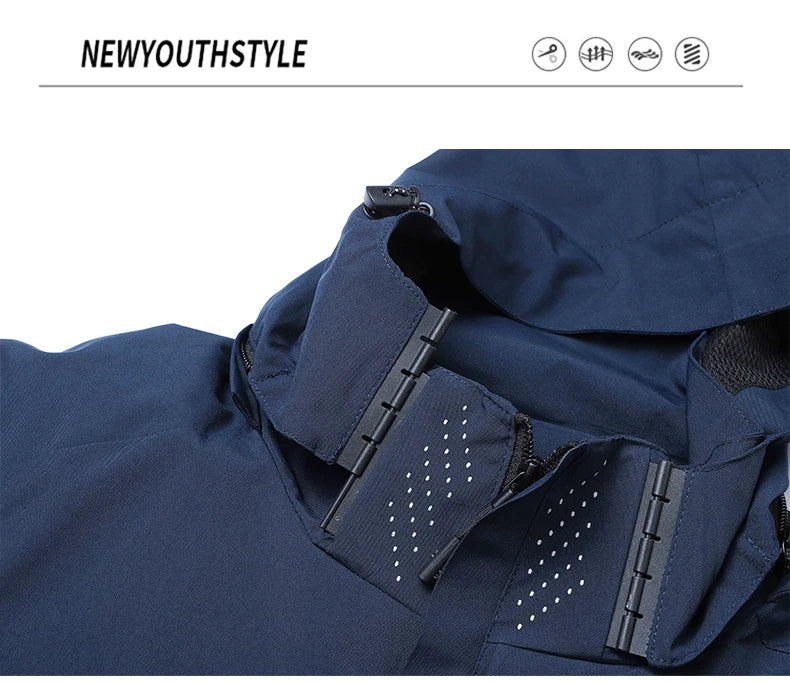 🧥 Men’s Casual Waterproof Windbreaker Jacket