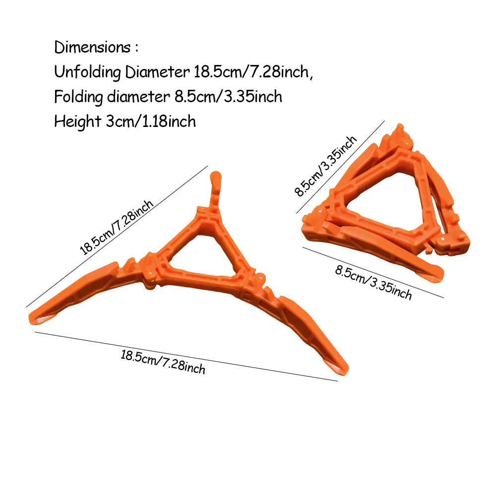Fuel Can Stabilizer for Camping Stoves Mini Foldable Camping Hiking Cooking Gas Tank Stove Stand Cartridge Canister Tripod
