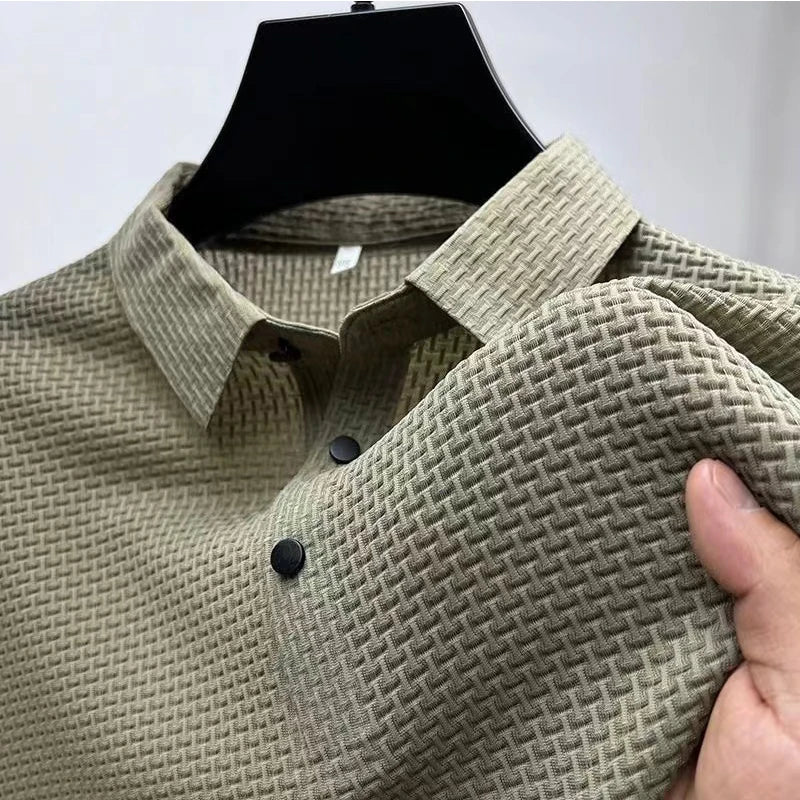 🧥 Bone Flower Business Casual Polo Shirt