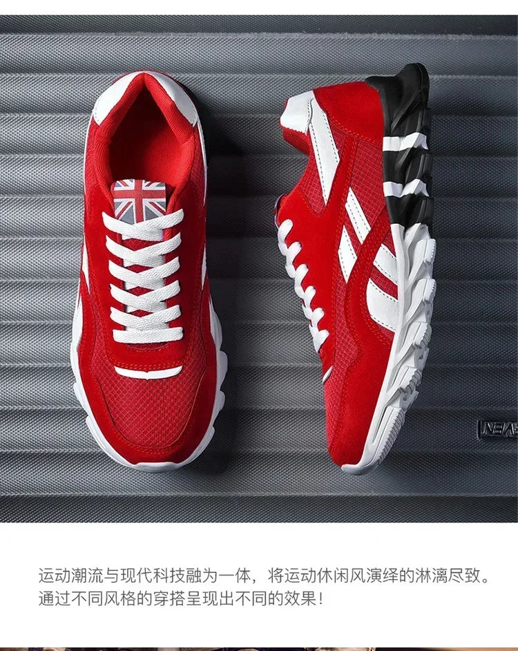 🥾 Brand Trend Thick‑Sole Cushioned Fitness Sneakers