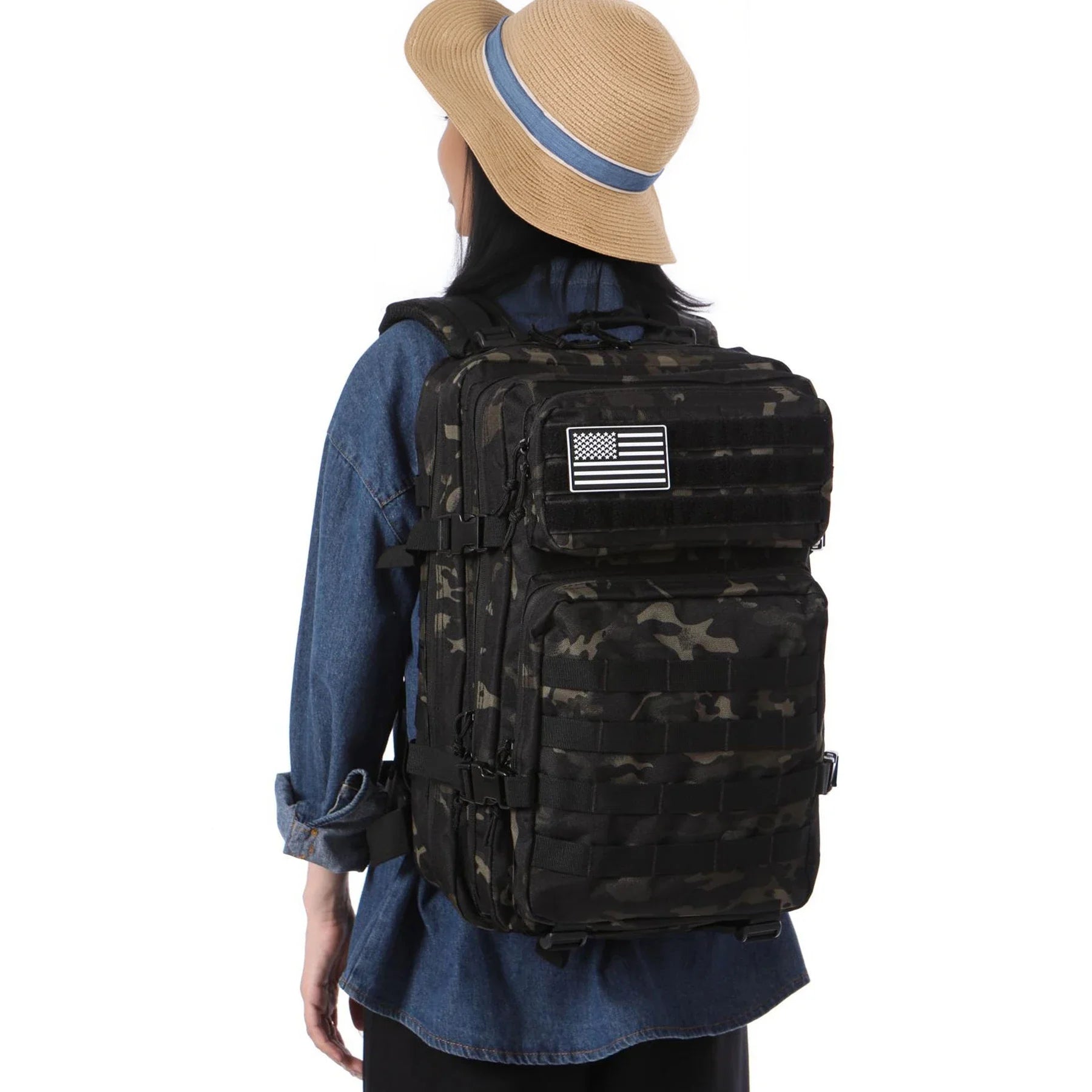 🎒 25L / 50L Tactical Molle Backpack – Outdoor & Multi‑Purpose