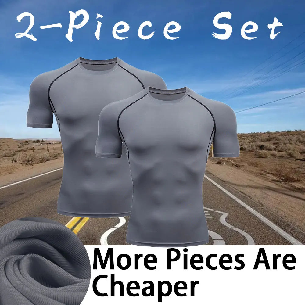 🧣 Men’s Turtleneck Compression Long Sleeve Rash Guard