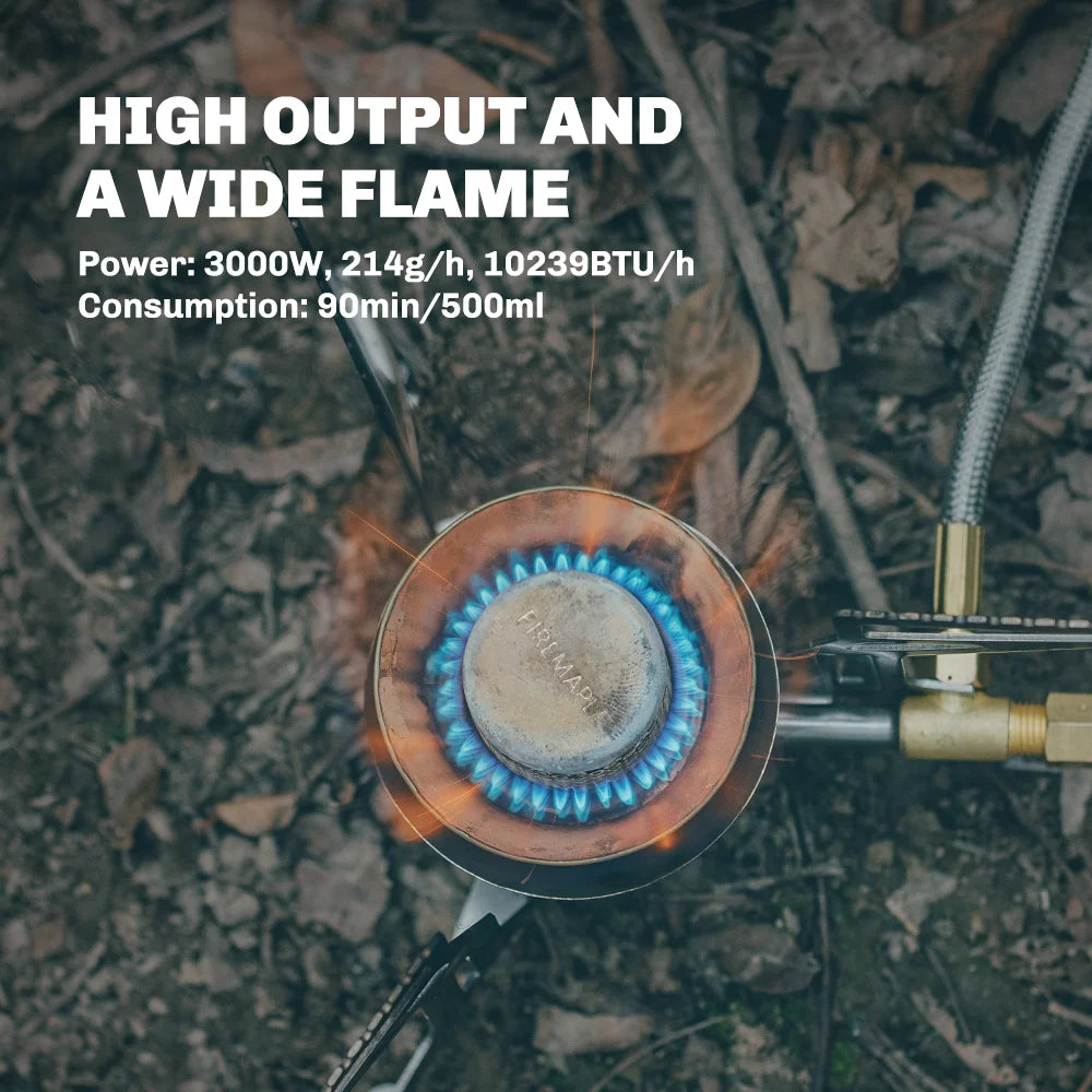 Fire-Maple Lava Multi-fuel Backpacking Stove Compact Outdoor Hiking Camping Portable Oil Gas Stove with Fuel Bottle