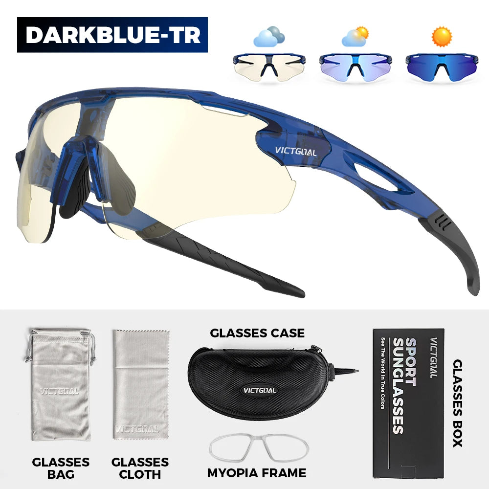 🕶️ VICTGOAL Photochromic Cycling Sunglasses