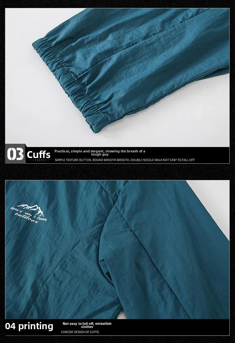 ☀️ Men’s UPF100+ Summer Ultra-Light UV Windbreaker
