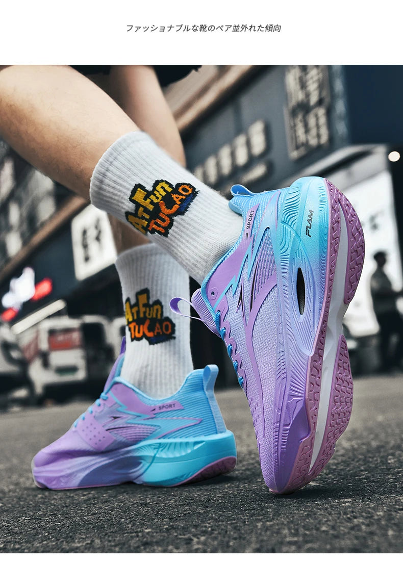 🏃 Marathon Carbon Plate + Air Cushion Running Shoes