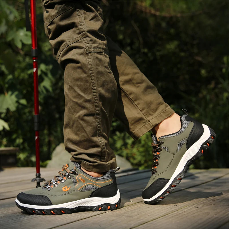 👞 Men’s Genuine Leather Casual Sneakers