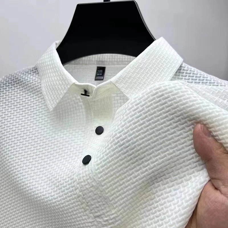 🧥 Bone Flower Business Casual Polo Shirt