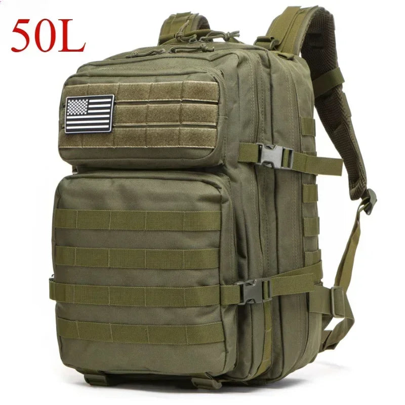 🎒 25L / 50L Tactical Molle Backpack – Outdoor & Multi‑Purpose