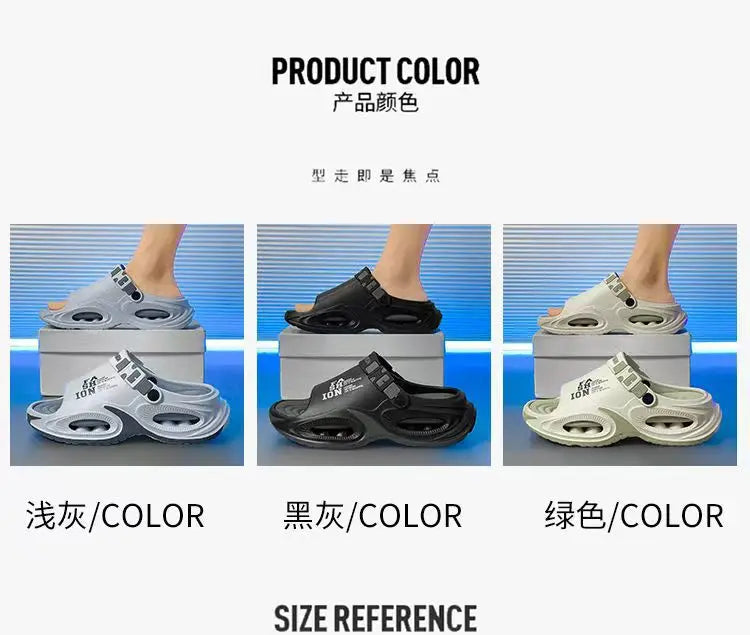 Men’s 2-in-1 Slip-On Sandals – Outdoor & Driving