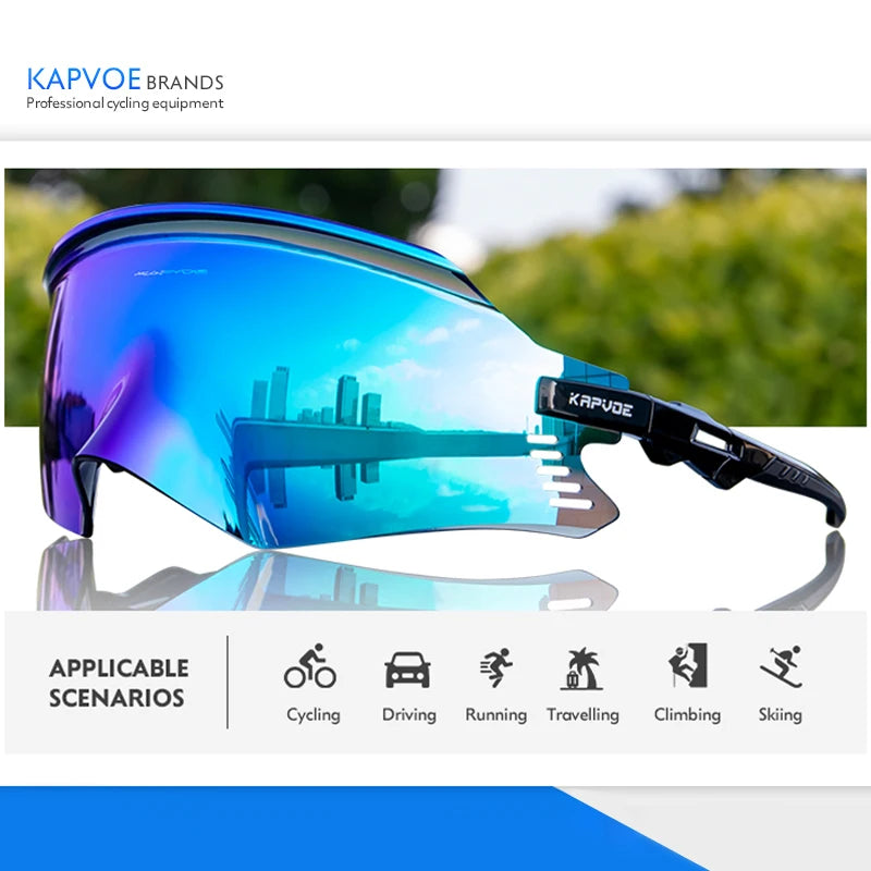 🕶️ KAPVOE Photochromic Cycling Sunglasses