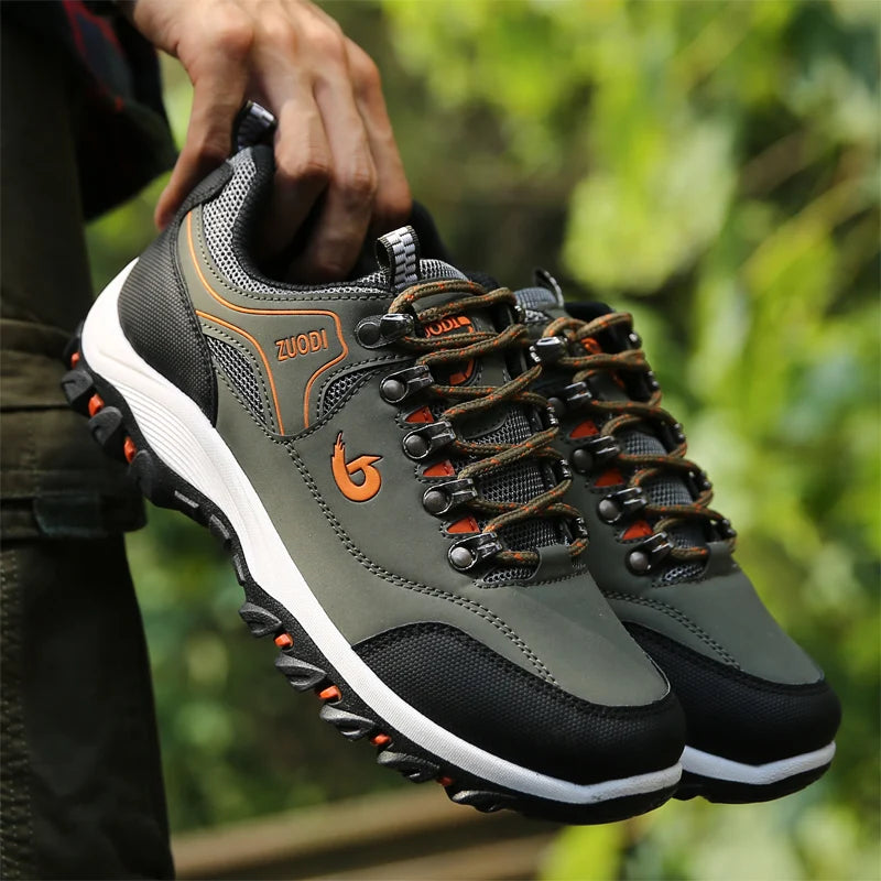 👞 Men’s Genuine Leather Casual Sneakers