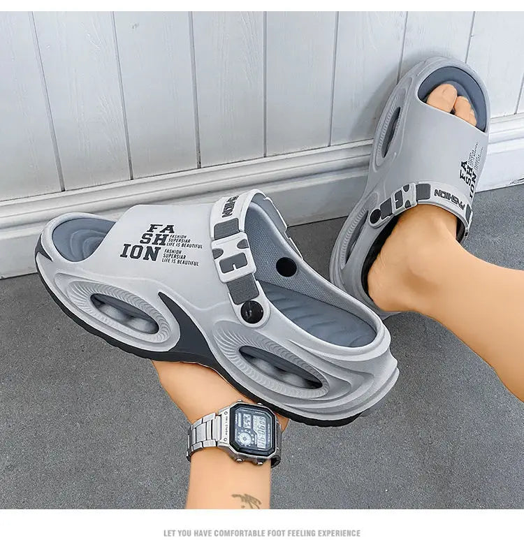 Men’s 2-in-1 Slip-On Sandals – Outdoor & Driving
