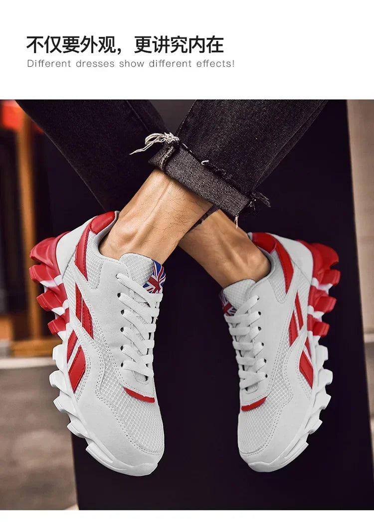 🥾 Brand Trend Thick‑Sole Cushioned Fitness Sneakers