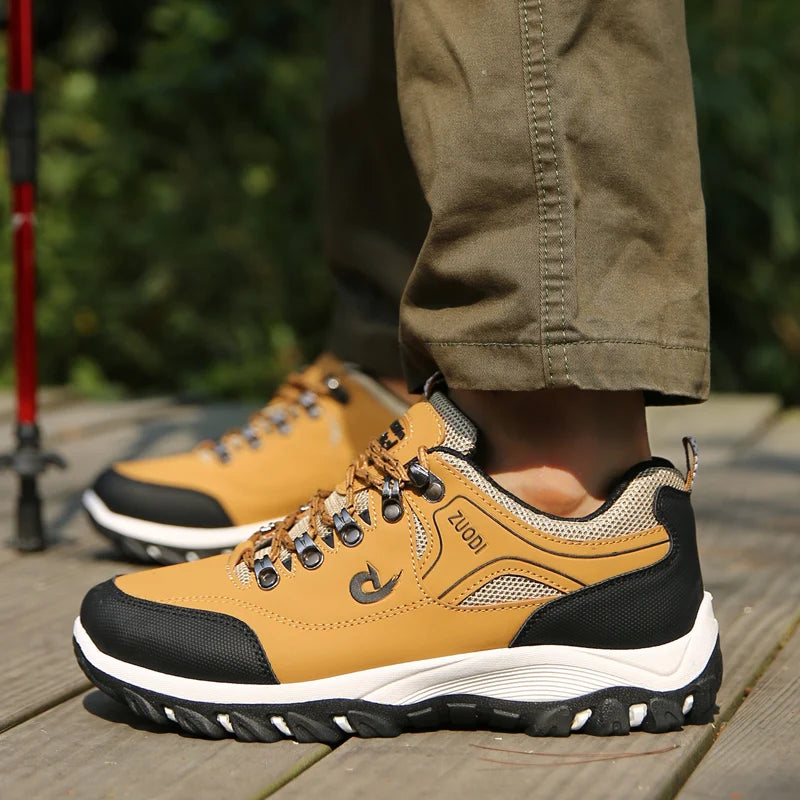 👞 Men’s Genuine Leather Casual Sneakers