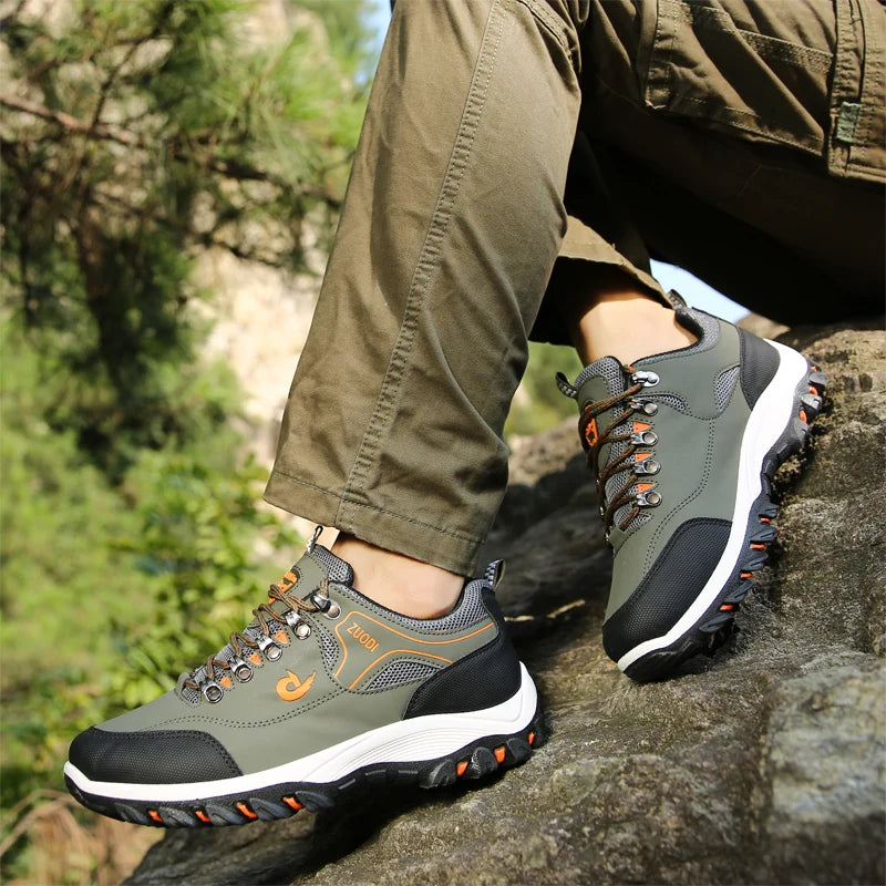 👞 Men’s Genuine Leather Casual Sneakers