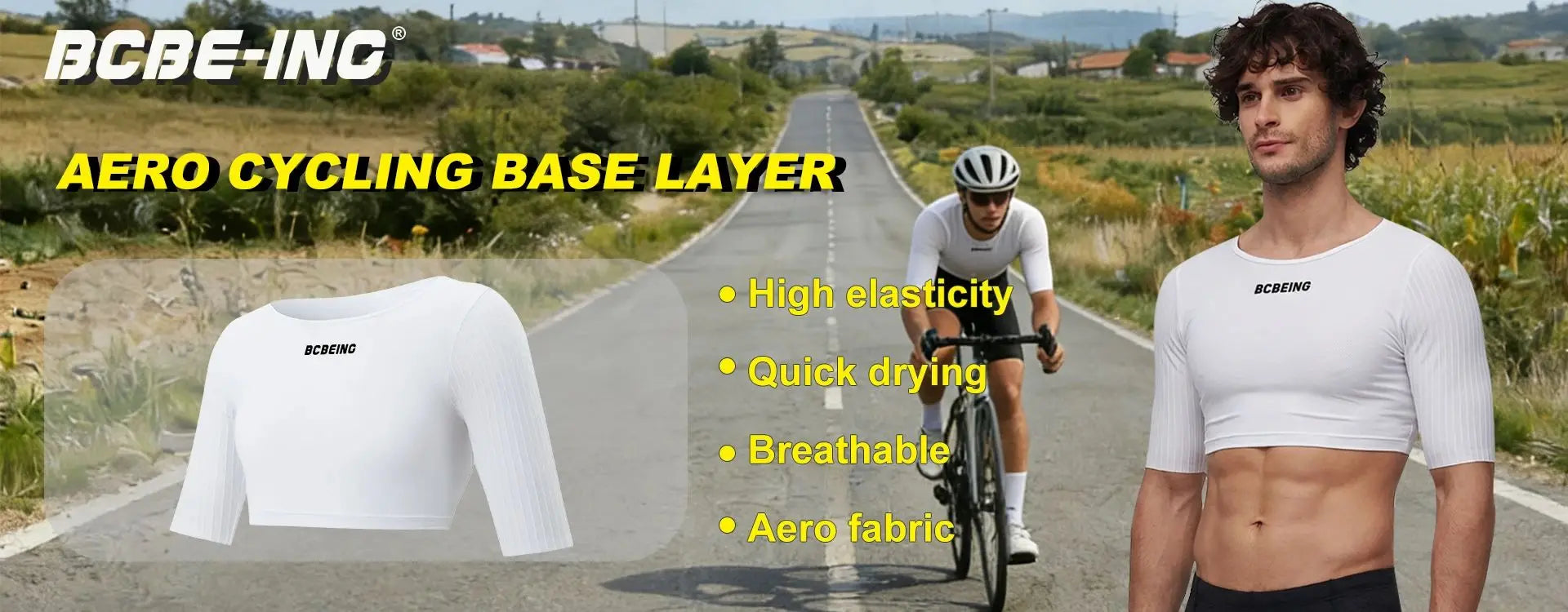 🚴 HISERWA Summer Mesh Cycling Base Layer Vest